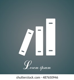 Archive folders vector icon