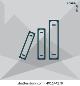 Archive folders vector icon