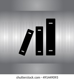 Archive folders vector icon
