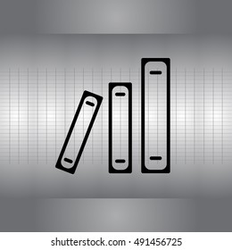 Archive folders vector icon