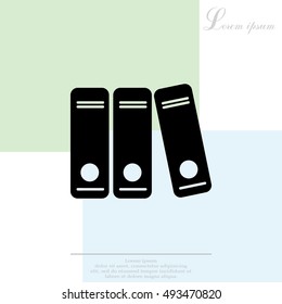 Archive folders vector icon