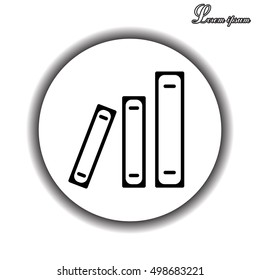 Archive folders vector icon