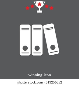 Archive folders vector icon