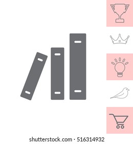 Archive folders vector icon