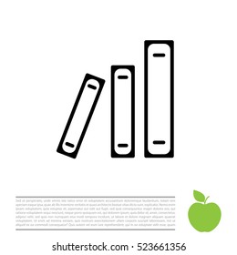 Archive folders vector icon
