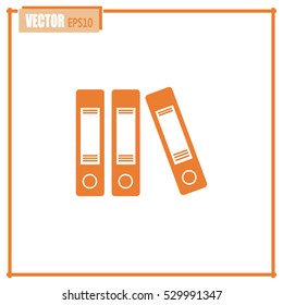 Archive folders vector icon