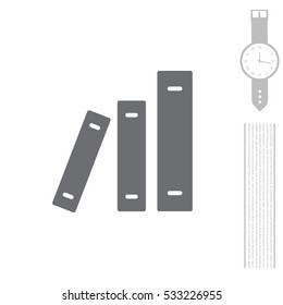 Archive folders vector icon