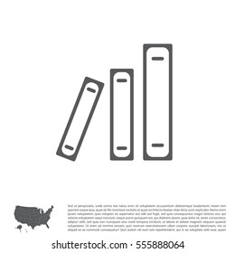 Archive folders vector icon
