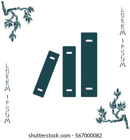 Archive folders vector icon