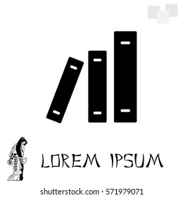 Archive folders vector icon