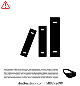 Archive folders vector icon