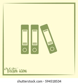 Archive folders vector icon