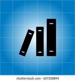 Archive folders vector icon