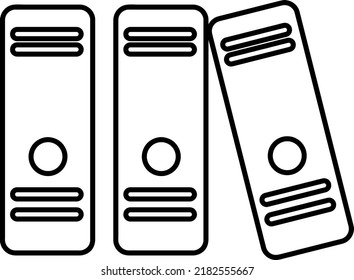 Archive folders vector icon illustration on white background..eps
