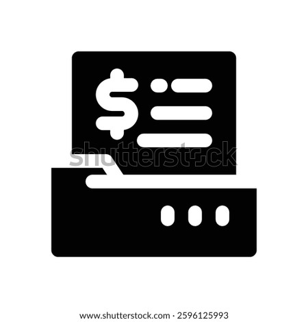 archive glyph icon. Strong and solid vector icon for websites, mobile interfaces, presentations, and visual branding. High quality and easy to edit.