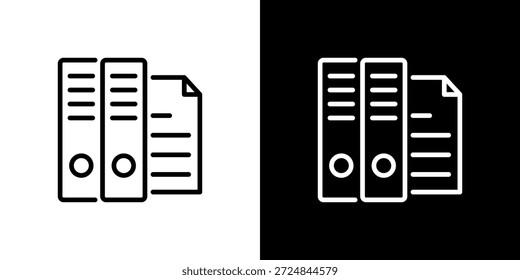 Icono de Archivar blanco y negro