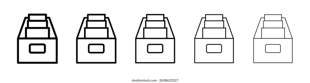 Archive icon concept. graphic design, logo, Web, UI.