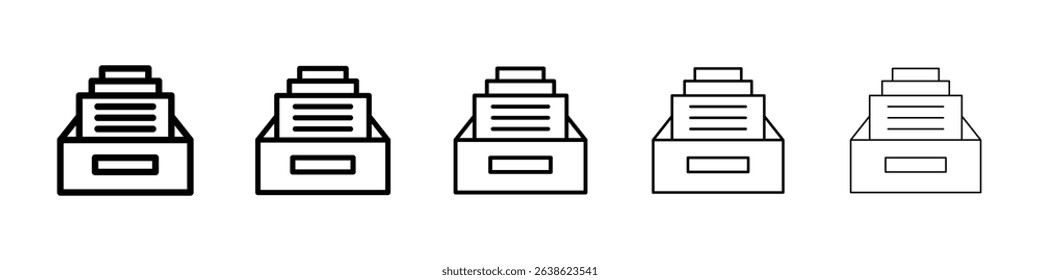 Archive icon concept. graphic design, logo, Web, UI.