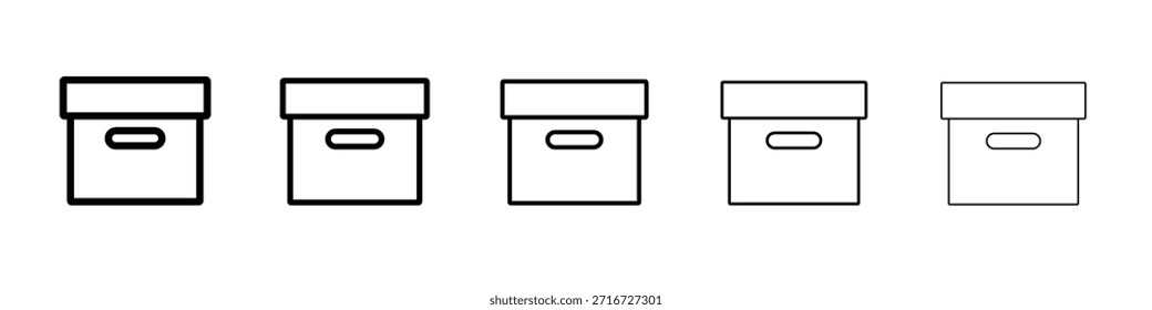 Archive icon design, logo, app, UI. Vector illustration, EPS