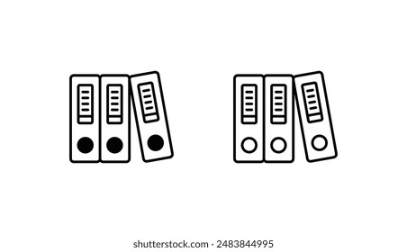 Archivar diseño de iconos con fondo blanco ilustración de stock