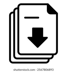 Archive Icon Element For Design