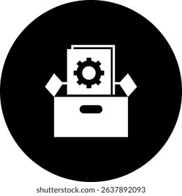 Archive Icon Element For Design