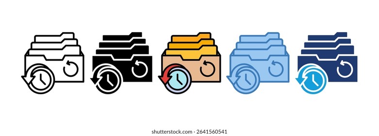 Archive Icon Element For Design