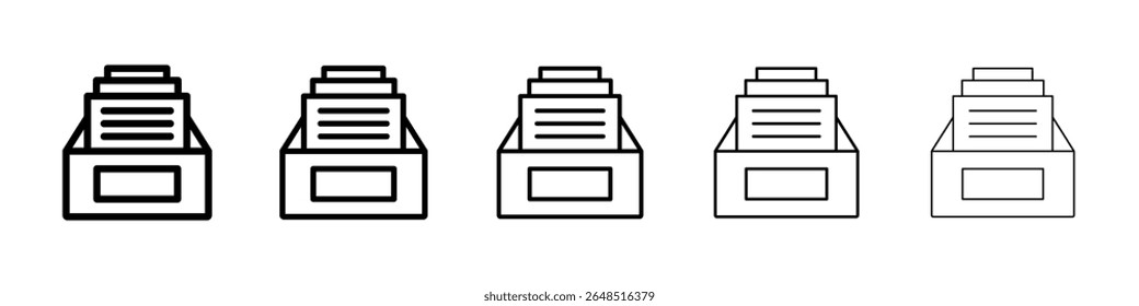 Ícone de arquivo preenchido conceito de sinal plano para web design.