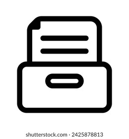 Icono de archivo. ilustración plana de icono de vector de rebobinado para web