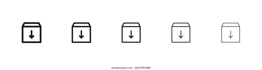 ícone Arquivo ilustração plana definir logotipo