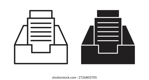 Icono de Archivar Icono simple plano. Versión Liner - Vector de stock.