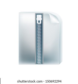archive icon isolated on white background