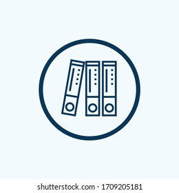 archive icon isolated on white background from money collection. archive icon trendy and modern archive symbol for logo, web, app,