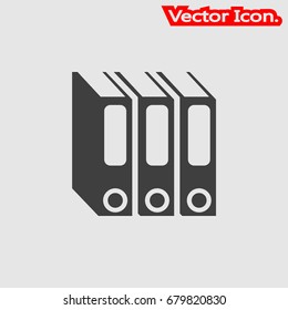 archive icon isolated sign symbol and flat style for app, web and digital design. Vector illustration.