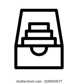 icono de archivo o logotipo símbolo de signo aislado ilustración vectorial - iconos vectoriales de estilo negro de alta calidad
