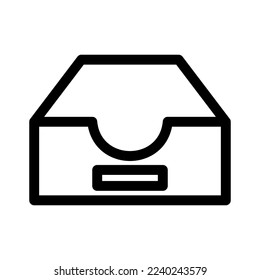 archive icon or logo isolated sign symbol vector illustration - high quality black style vector icons
