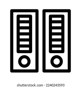 archive icon or logo isolated sign symbol vector illustration - high quality black style vector icons
