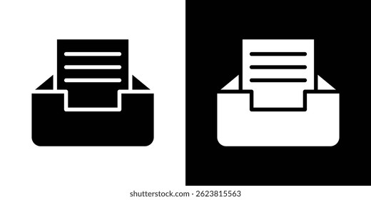 Ícone de arquivo para o design de interface do usuário do aplicativo móvel da Web de logotipo.