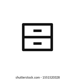 Archive icon. New trendy archive vector illustration symbol.