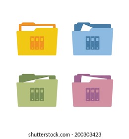 Archive icon on a folder