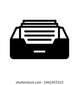 Archive icon. sign for mobile concept and web design color editable