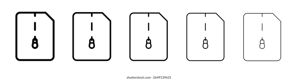 Ícone de arquivo ilustração simples logotipo art
