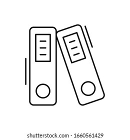 Icono de archivo. Línea simple, contorno vectorial elementos de iconos de herramientas de oficina para ui y ux, sitio web o aplicación móvil