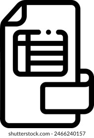 archivieres Symbol. Dünnes lineares Design isoliert auf weißem Hintergrund