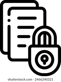 Icono de Archivar. Diseño De Estilo Lineal Delgado Aislado Sobre Fondo Blanco