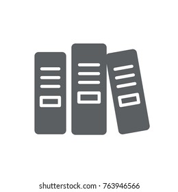 archive icon vector. archive glyph style design