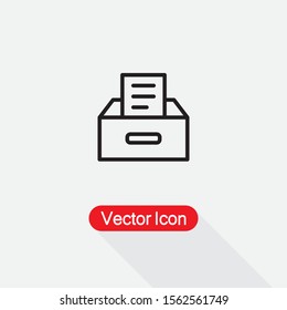 Archive Icon Vector Illustration Eps10