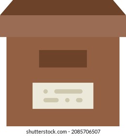 archive icon vector illustration logo style