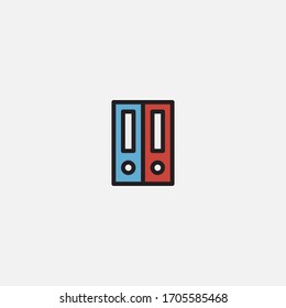 archive icon vector illustrator sign