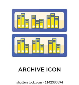 Archive icon vector isolated on white background for your web and mobile app design, Archive logo concept